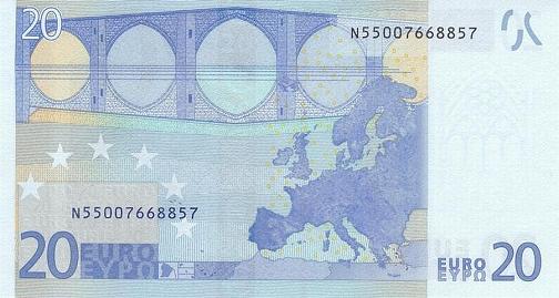  двадцать евро